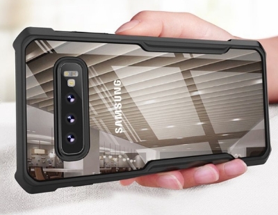 Picture of For Samsung Galaxy S10 Plus Back Cover Xundd Case Edge-Reinforced Shockproof Hard Transparent Phone Cover