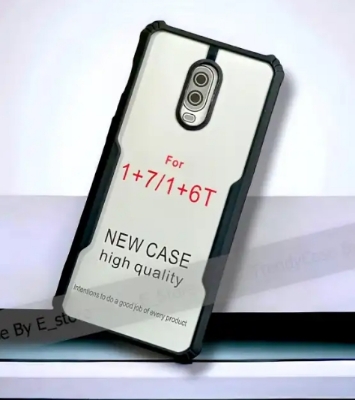 Picture of For Oneplus 6T Back Cover Xundd Case Edge-Reinforced Shockproof Hard Transparent Phone Cover