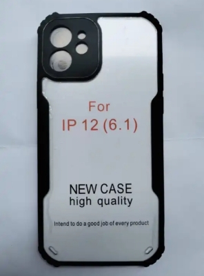 Picture of For iPhone 12 Back Cover Xundd Case Edge-Reinforced Shockproof Hard Transparent Phone Cover