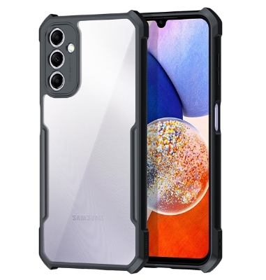 Picture of For Samsung Galaxy A14 Back Cover Xundd Case Edge-Reinforced Shockproof Hard Transparent Phone Cover
