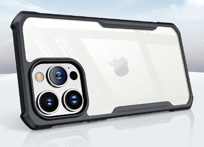 Picture of For iphone 14 Pro Max Back Cover Xundd Case Edge-Reinforced Shockproof Hard Transparent Phone Cover