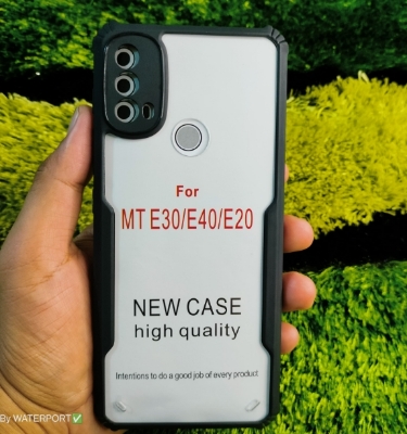Picture of For Motorola E20 Back Cover Xundd Case Edge-Reinforced Shockproof Hard Transparent Phone Cover