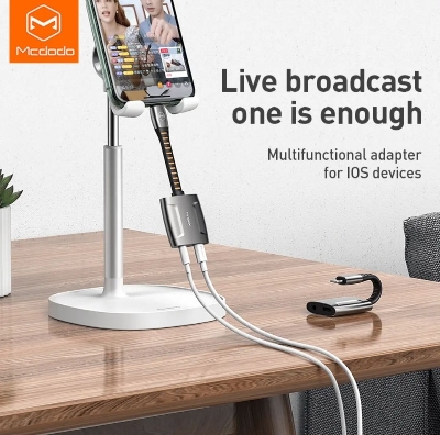 Picture of Mcdodo Lightning  & DC 3.5mm Audio Adapter Converter