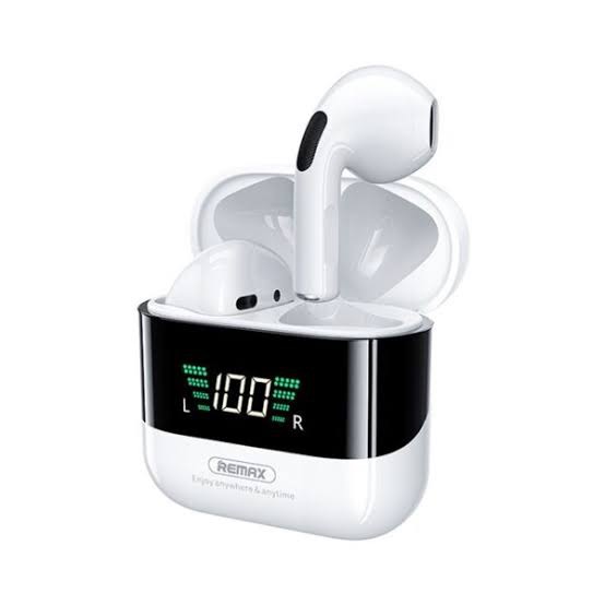 Picture of Remax TWS-10 Plus Dynamic Mini HIFI Metal Bluetooth Headphones Digital Display In Ear St...