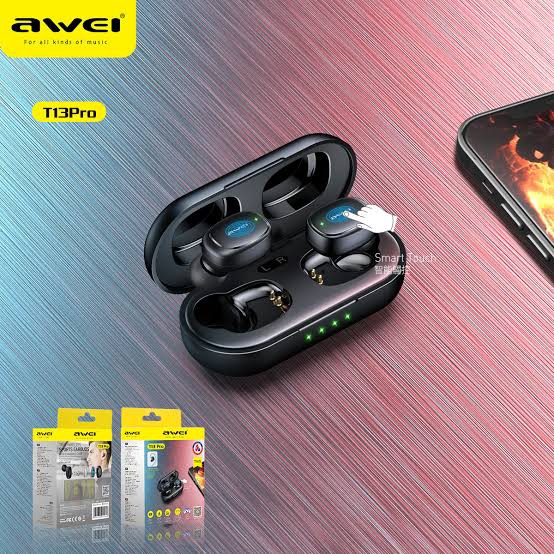Picture of Awei T13 Pro TWS Waterproof Touch Sports Earbuds