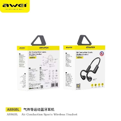 Picture of Awei A886BL Air Bone Conduction Noise-free Sport Earhooks Earphones