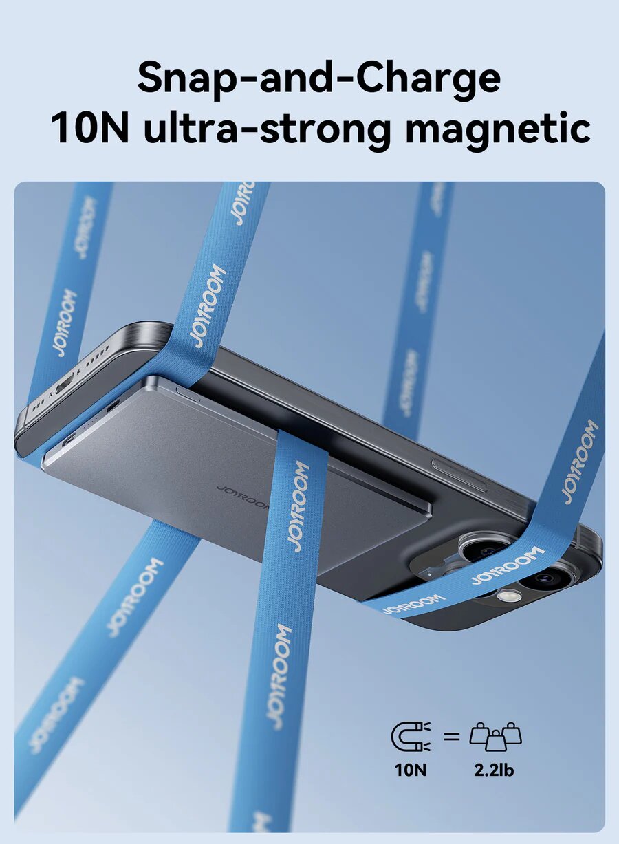 Picture of Joyroom JR-PBM08 Pro 20W Metal Magnetic Wireless Power Bank - 10000mAh