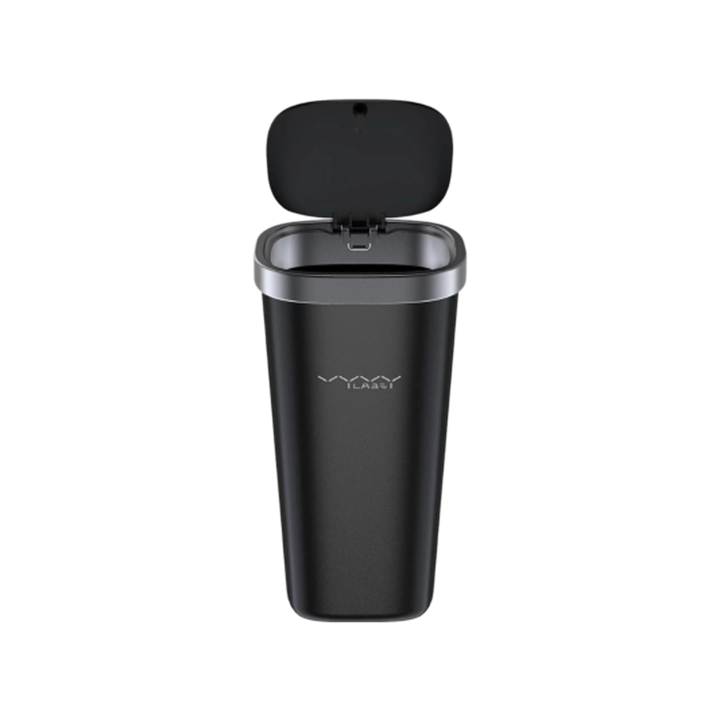 Picture of Vyvylabs Dustless Vehicle Garbage Can Black
