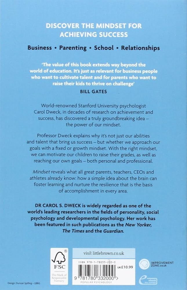 Picture of MINDSET: Changing The Way You think To Fulfil Your Potential