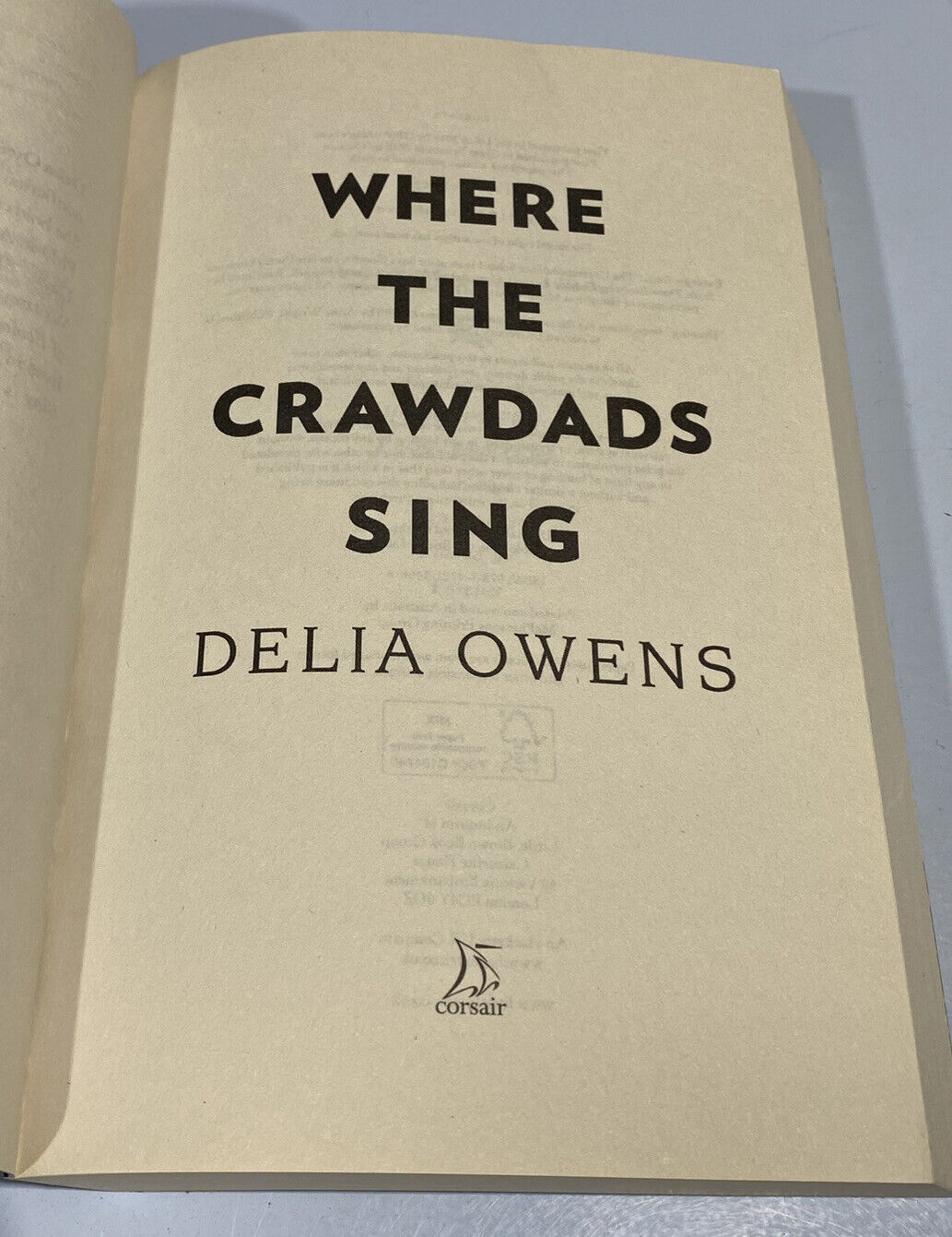 Picture of Where the Crawdads Sing by Delia Owens