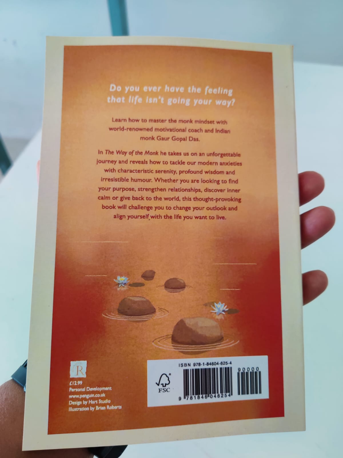 Picture of The Way of the Monk: How to Find Purpose, Balance, and Lasting Happiness Book by Gaur Gopal Das
