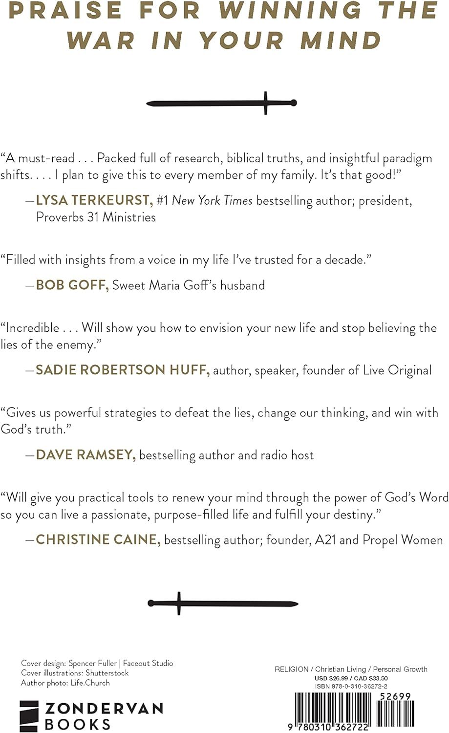 Picture of Winning the War in Your Mind: Change Your Thinking, Change Your Life

Book by Craig Groeschel
(Paperback)