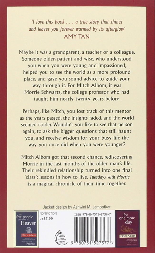 Picture of Tuesdays with Morrie by Mitch Albom (Paperback)