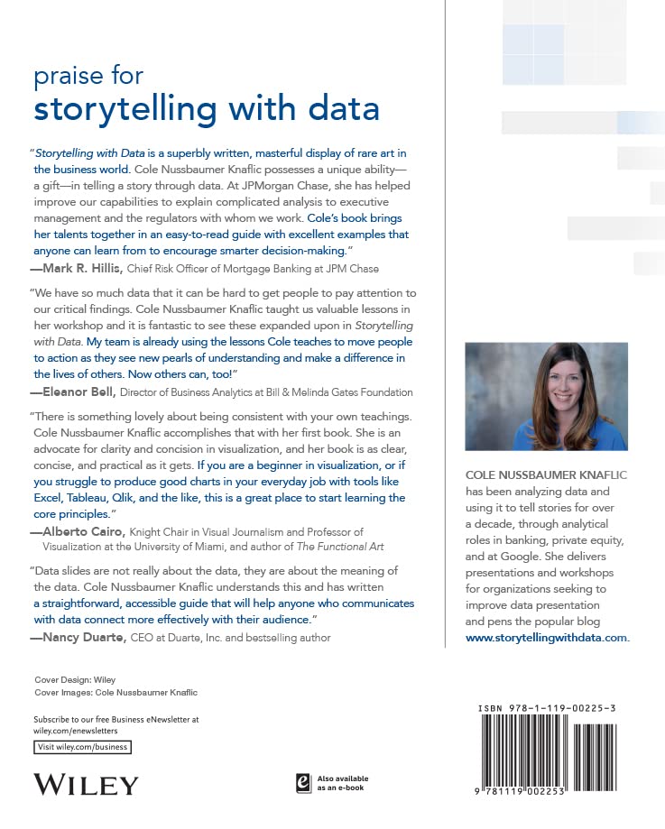 Picture of Storytelling with Data: A Data Visualization Guide for Business Professionals by Cole Nussbaumer Knaflic (Paperback)
