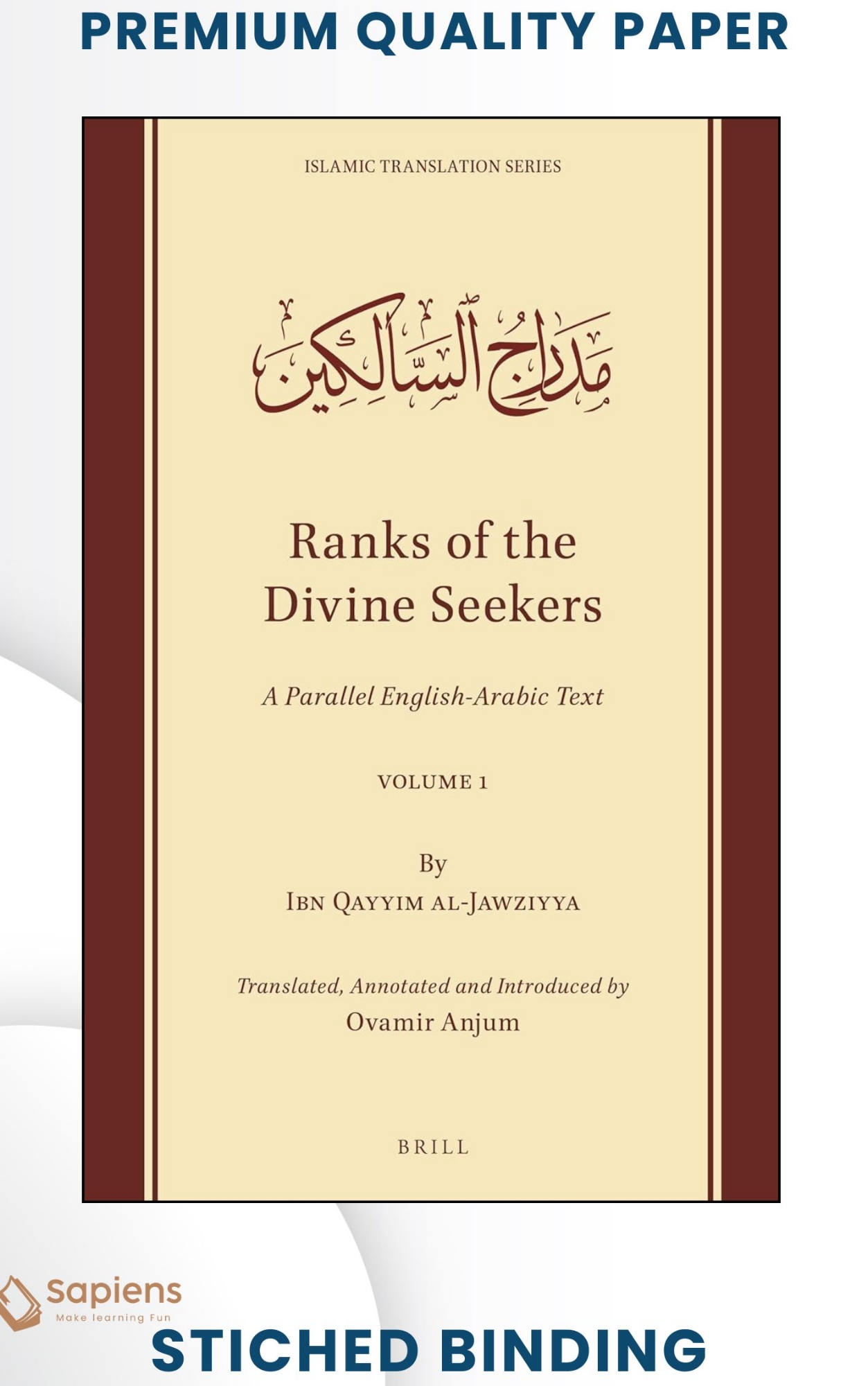 Picture of Ranks of the Divine Seekers A Parallel English-Arabic Text. Volume 1 by Ibn Qayyim al-Jawziyya (Paperback)