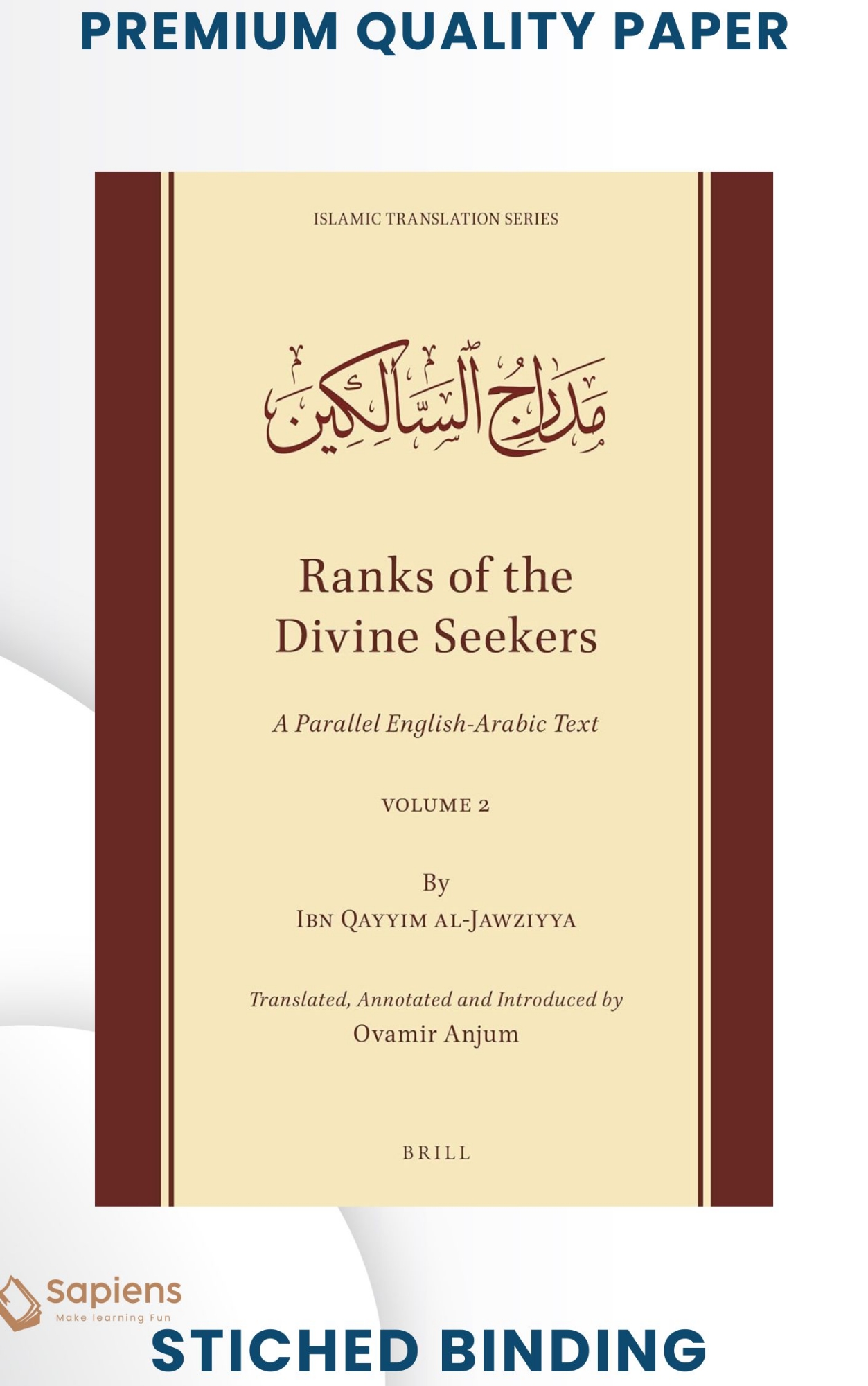 Picture of Ranks of the Divine Seekers A Parallel English-Arabic Text. Volume 2 by Ibn Qayyim al-Jawziyya (Paperback)