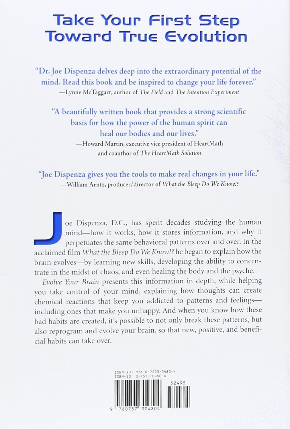 Picture of Evolve Your Brain: The Science of Changing Your Mind by Joe Dispenza DC (Paperback)