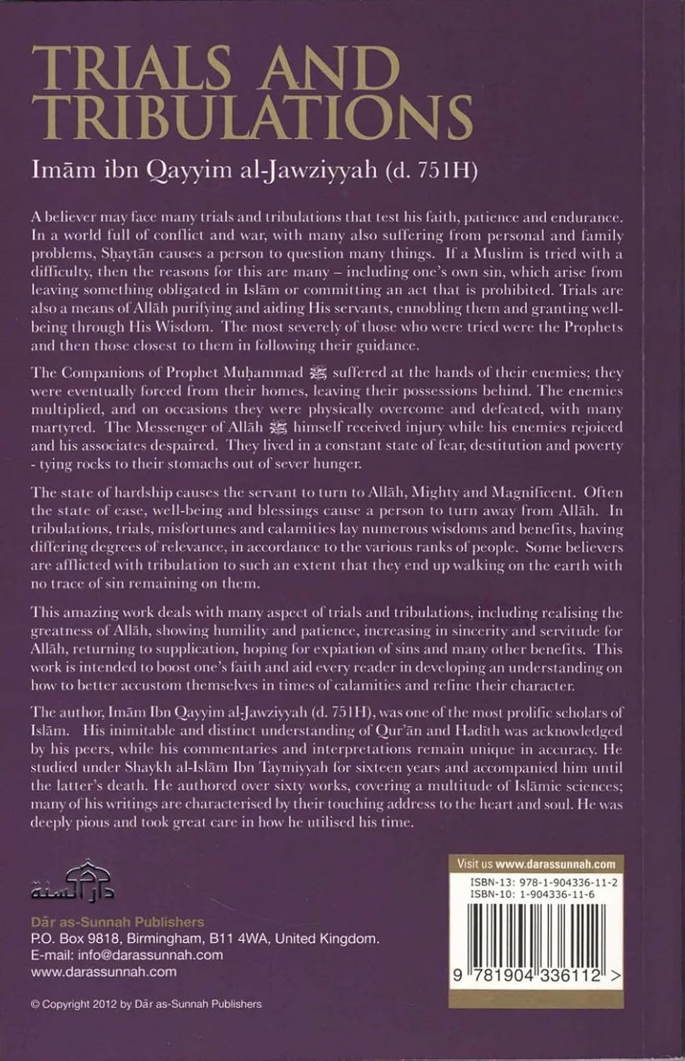 Picture of Trials and Tribulations: Wisdom and Benefits by Bin Abdi-S-Salam Al-Izz (Paperback)