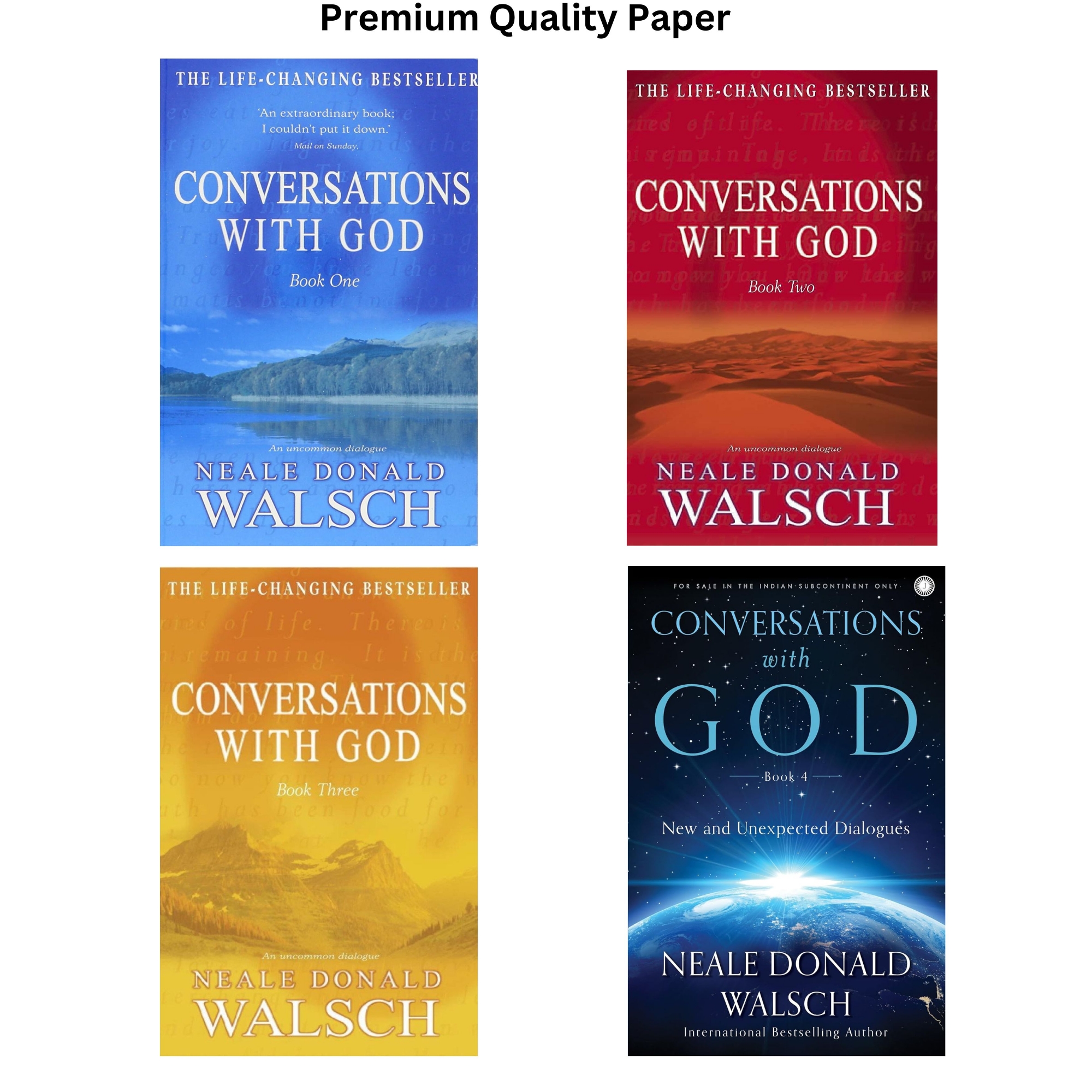 Picture of Conversations with God by Neale Donald Walsch (4 Books Collection Set) (Paperback)