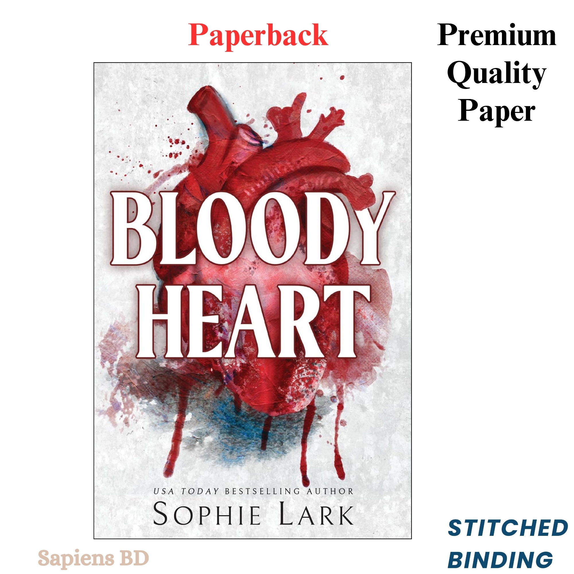 Picture of Bloody Heart (Brutal Birthright, #4) by Sophie Lark (Paperback)