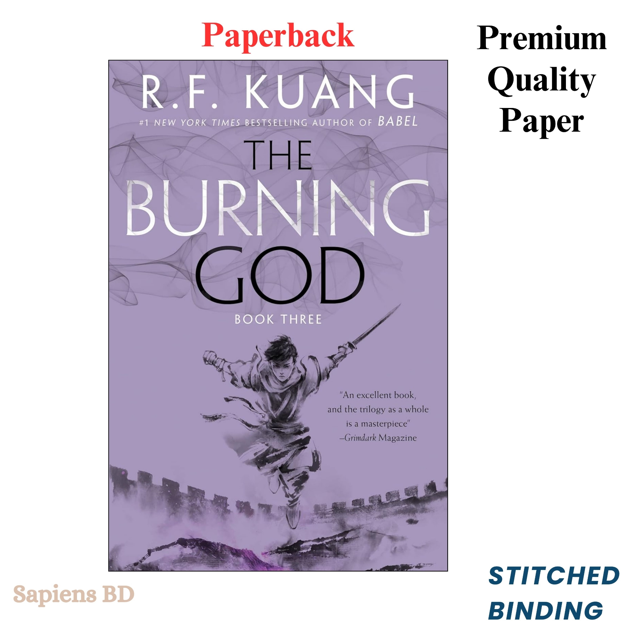 Picture of The Burning God (The Poppy War, #3) by R.F. Kuang (Paperback)