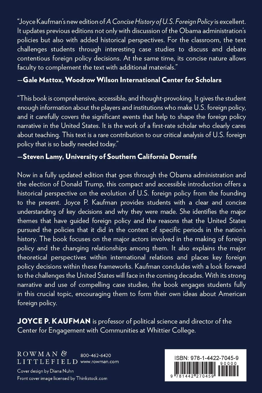 Picture of A Concise History of U.S. Foreign Policy Joyce Kaufman by Joyce Kaufman (Paperback)