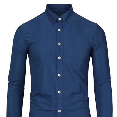 Picture of Formal shirt for men navy blue | Navy blue shirt for men high quality brand | Formal shirt for men high quality blue