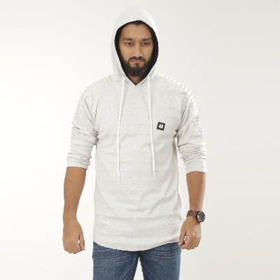 Picture of Hoodie for men - light ash color