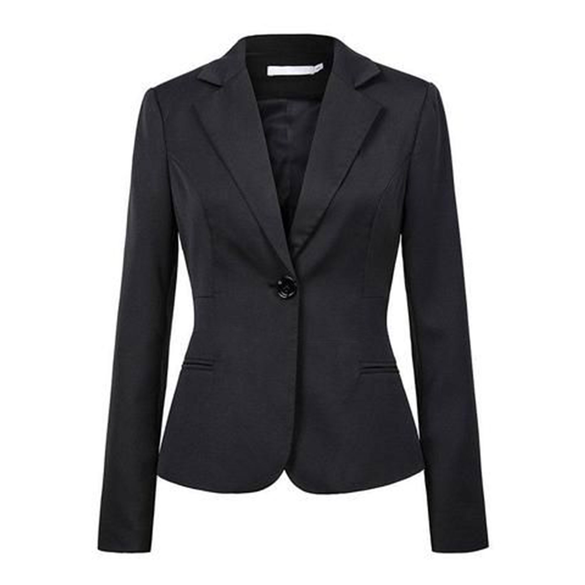 Picture of Exclusive ladies blazer black | Summer blazers for women | Smart ladies blazer coat for women | One part ladies blazer black for women