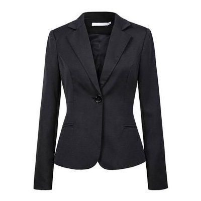 Picture of Exclusive ladies blazer black | Summer blazers for women | Smart ladies blazer coat for women | One part ladies blazer black for women