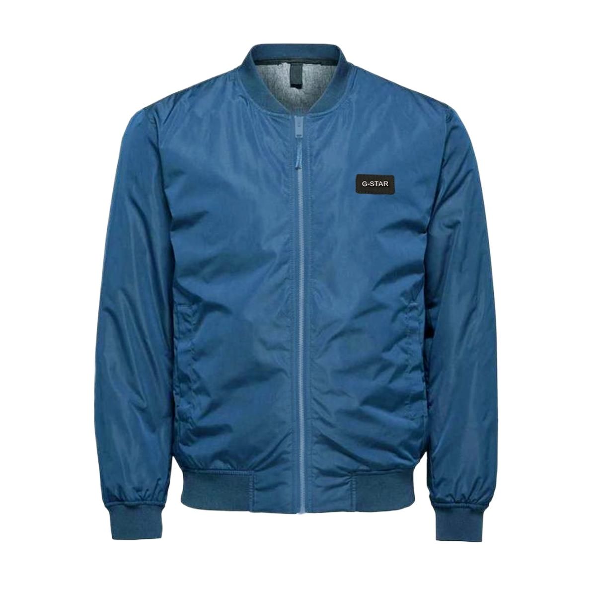 Picture of Petrol blue jacket for men winter | Ban collar biker jacket for men air proof | Double part winter jacket for men export quality | Export quality jacket for men blue color