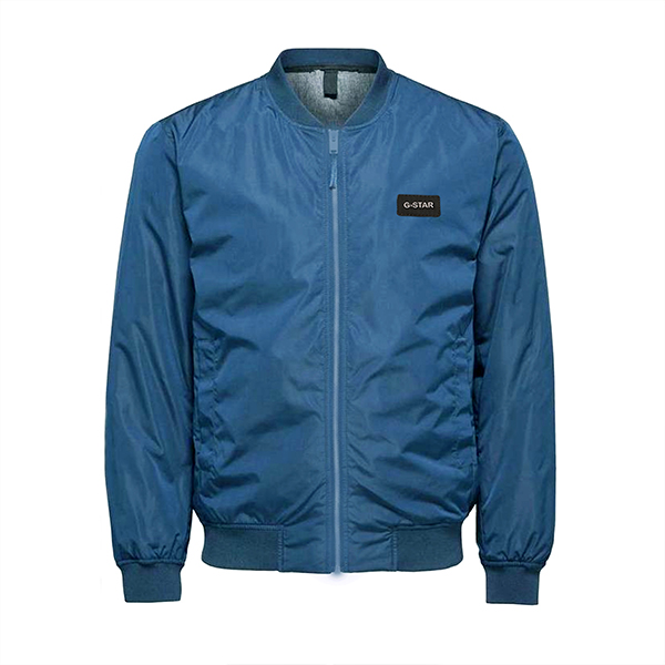 Picture of Petrol blue jacket for men winter | Ban collar biker jacket for men air proof | Double part winter jacket for men export quality | Export quality jacket for men blue color