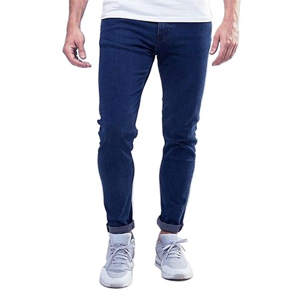 Picture of Navy blue denim pant for men new collection | Export quality denim pant for men blue | Denim pant for men stylish 2024