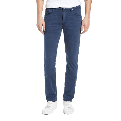Picture of Navy blue denim pant for men new collection | Export quality denim pant for men blue | Denim pant for men stylish 2024