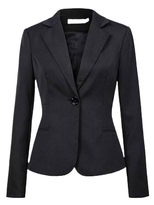 Picture of Black blazer ladies new collection | Women new design blazer collection for winter | Stretch ladies new Blazer collection | Fashionable Ladies jackets style blazer double part