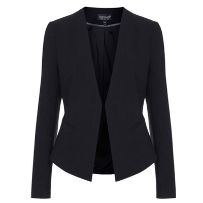 Picture of Black blazer ladies new collection | Women new design blazer collection for winter | Stretch ladies new Blazer collection | Fashionable Ladies jackets style blazer double part
