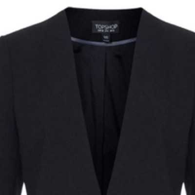 Picture of Black blazer ladies new collection | Women new design blazer collection for winter | Stretch ladies new Blazer collection | Fashionable Ladies jackets style blazer double part