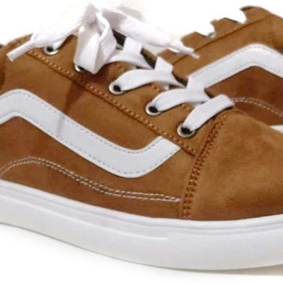 Picture of Low price sneakers for men khaki | Sneakers for men new collection | Khaki colour converse shoes for men new collection 2024