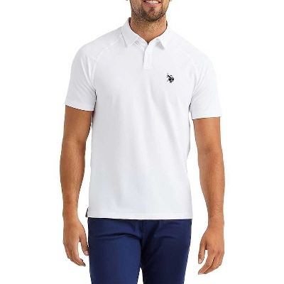 Picture of White polo t shirt for men | Polo t shirt for men new collection 2024 | Export quality Us polo t shirt for men high quality