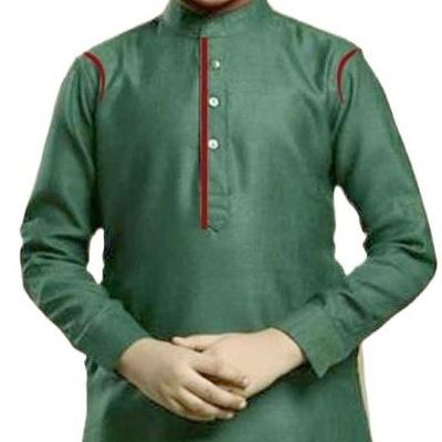 Picture of Kid panjabi for boy | Kid dress | Panjabi set for men and kid | Kid products | Yellow panjabi for kid | Panjabi for kid |