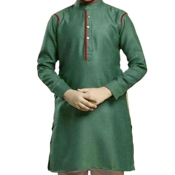 Picture of Kid panjabi for boy | Kid dress | Panjabi set for men and kid | Kid products | Yellow panjabi for kid | Panjabi for kid |