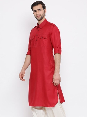 Picture of White kabli panjabi men brand | Kabli Panjabi for men white and black | High quality panjabi for men new collection 2024 stylist |
