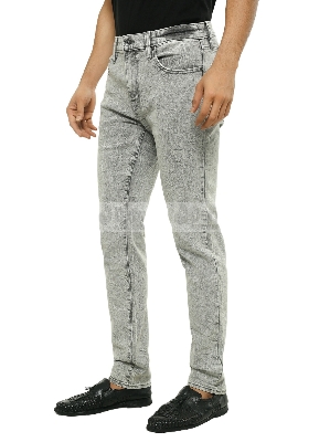 Picture of Gray denim pant for men stylish 2024 | Stretch jeans pants for men