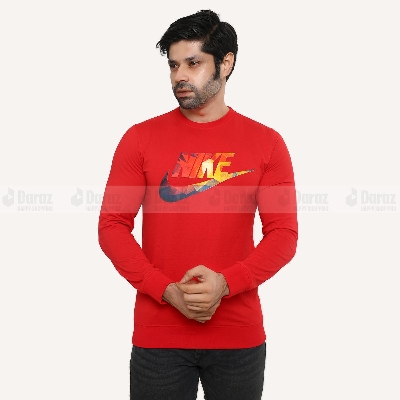 Picture of T shirt for men full sleeve | Full hand t shirt | Full hand t shirt for men | full hand t shirt for men stylish | stylish t shirt for men full hand full hand |  T sart for men | t shirt for men stylish Red