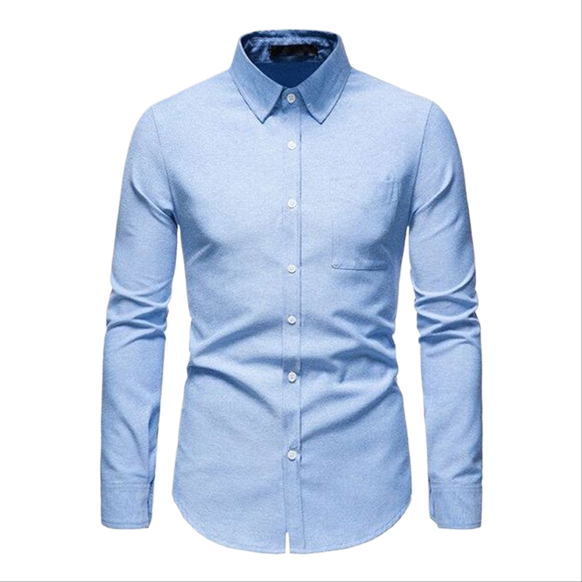 Picture of Shirt for men sky blue colour | Shirt for men new 2024 brand | Shirt for men new 2024 eid collection | Formal shirt for men sky blue | Sky blue shirt for men cotton