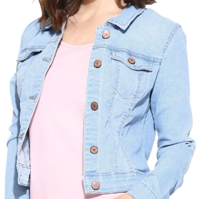 Picture of Winter jacket for women long | Winter collection for women long coat | Jacket for women winter bangladesh | Women jacket for winter denim  jeans jacket for girls
