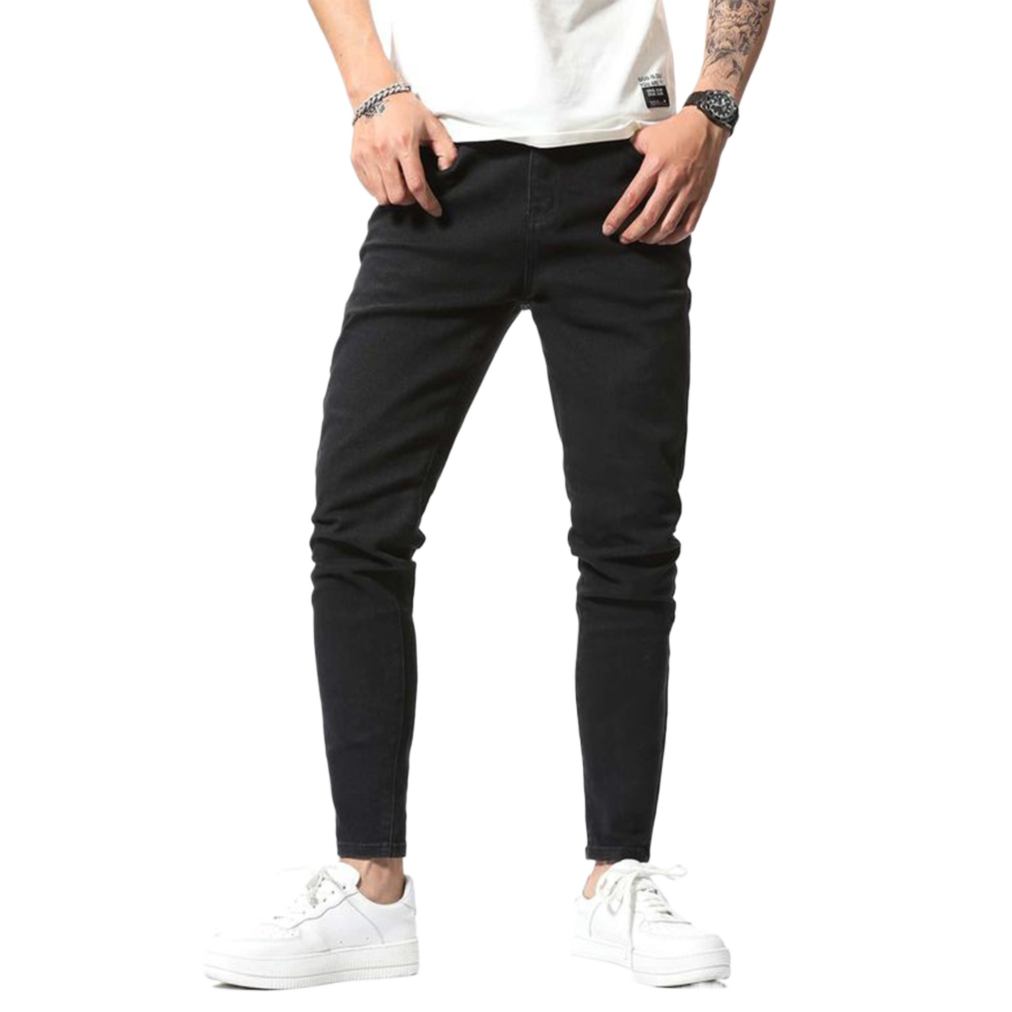 Picture of Indispensable -Black denim pant for men | Premium denim pant for men black | Denim pant for men high quality black- Innovative