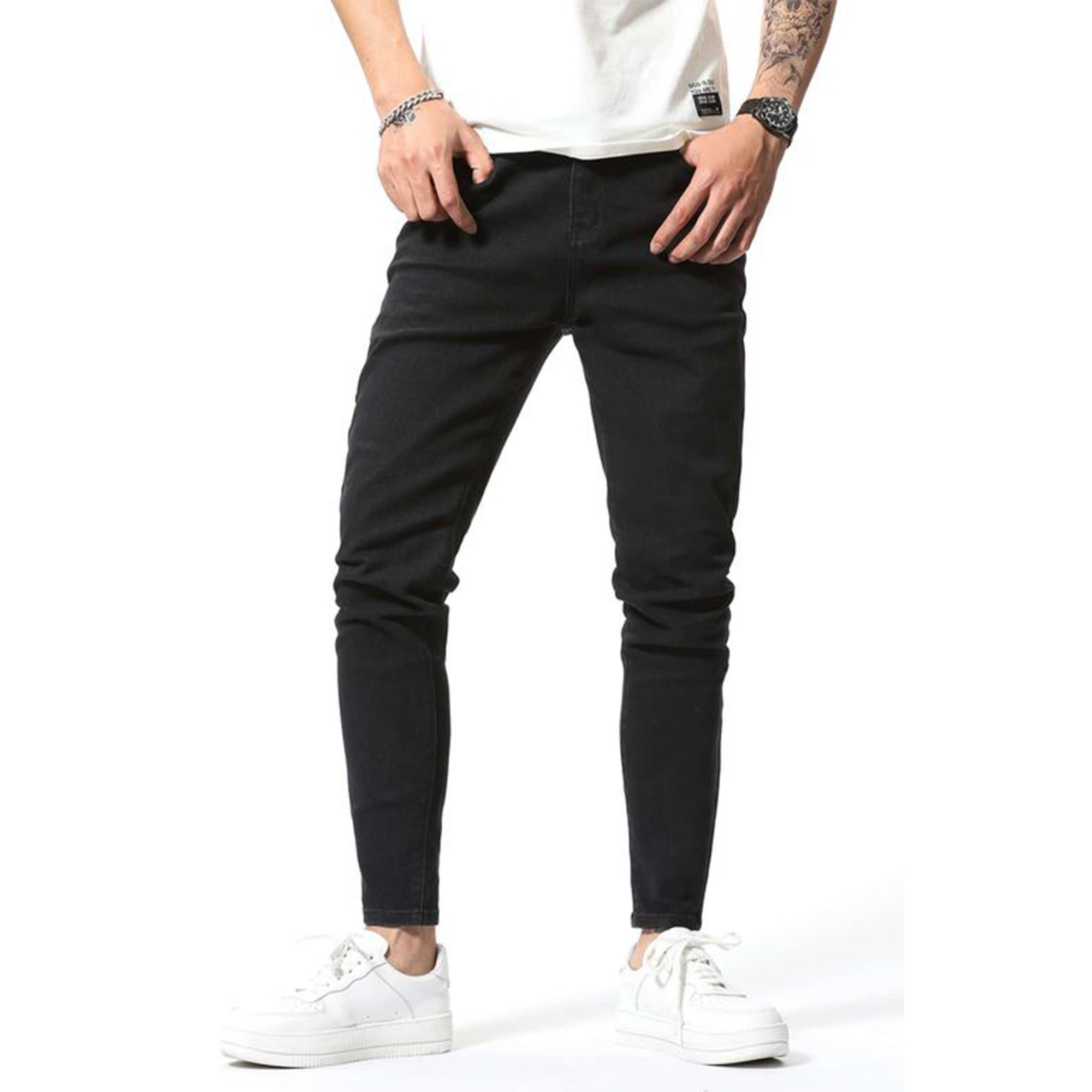 Picture of Indispensable -Black denim pant for men | Premium denim pant for men black | Denim pant for men high quality black- Innovative