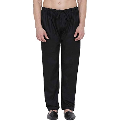 Picture of Black payjama for men  panjabi payjama for men new collection 2022  black trousers for men  payjama for men black duty