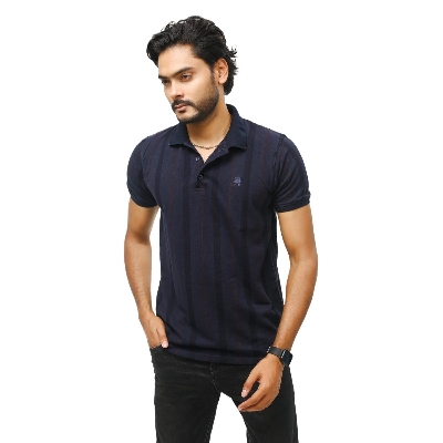 Picture of Navy Blue Colour Polo T Shirt For Men  Premium Polo T Shirt For Men New 2024 Brand - Polo T Shirt